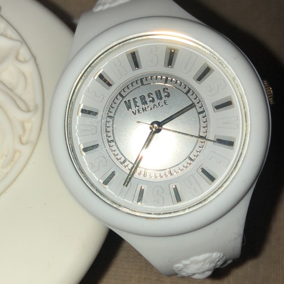 Versus By Versace Accessories Versus Versace Fire Island White